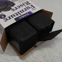 Bed Risers Furniture Risers Heavy-Duty Rectangular Adjustable Block Lift to 3 inches and 4.3 inches Desk, Sofa, Chair Legs, Refrigerator, Washing Machine Support up to 4000 pounds (Black-square)