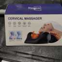 Heated Neck Stretcher for Pain Relief,Cervical Traction Device,3 Vibration Modes Portable Wireless Neck and Shoulder Relaxer Hump Corrector Pillow for TMJ Pain Relief and Cervical Spine Alignment