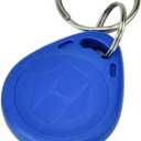 2 x 125Khz RFID Proximity ID Card fob Token Tags Key Fobs Keychains RFID Proximity Card Key RFID Access Control Keyfobs fob for Door Electric Lock System (Blue, 100 PCS) (ID Card) Cards
