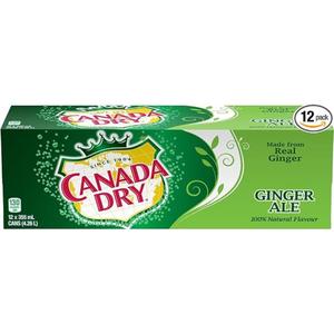 Canada Dry Ginger Ale, 12 Count, 355 ml (12.0 Fl Oz (Pack of 12))