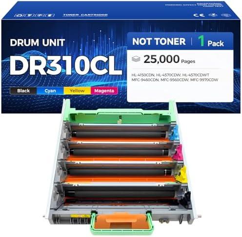 DR310CL Drum Unit Replacement for Brother DR-310CL DR 310CL Imaging Drum Compatible with Brother HL-4150CDN HL-4570CDW HL-4570CDWT MFC-9460CDN MFC-9560CDW MFC-9970CDW Printer All-in-Ones : Everything Else