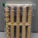 Brookstone Wooden Foot Roller Massager - Deep Tissue Reflexology & Trigger Point Therapy for Plantar Fasciitis, Arch & Heel Pain Relief - Portable Manual Massager, Ideal Gift for Home or Travel (Oak Large)