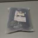 MUCHER 2 Pack Tactical MOLLE Glasses Case Shockproof Tactical Eyeglasses Case Portable Sunglasses Carrying Case with Clip (Black)