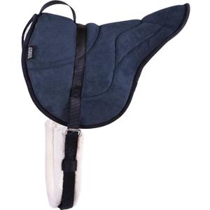 Harrison Howard Equestrian Saddle Pad Horse Riding Pad Bareback Pad with Girth (Navy)