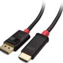 Cable Matters Unidirectional 4K DisplayPort to HDMI Cable - 6ft, Gold-Plated DP to HDMI Cable, Display Port to HDTV/Monitor/Projector Conversion Cord