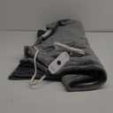 Sunbeam Royal Posh Ribbed Champagne Heated Personal Throw / Blanket, Cozy-Warm, Adjustable Heat Settings