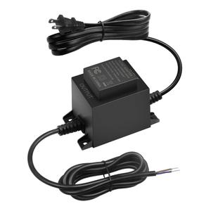 12V Low Voltage Transformer for Landscape Lights 60W 110V/120V to 12V AC Transformer 5A Power Supply Waterproof Outdoor Low Voltage Converter for LED Landscape Spotlight Fountain Lighting