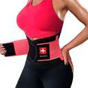 POHL SCHMITT FitCurve Waist Trainer and Trimmer Sweat Belt and Belly Band for Weight Loss, Workouts, Fitness and Lumbar Back Support, for Men and Women, black M