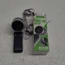 Portable Handheld Turbo Fan, 5 Gear Wind, Battery Operated, Up to 12 Working Hours, 3 IN 1 Hand Fans with Air Turbo Tech Cooling Fan for Outdoor Activities, Travel, Beach (Black)