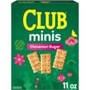 Club Minis Crackers, Spring Snacks, Snack Crackers, Limited Edition, Cinnamon Sugar, 11oz Box (1 Box) (EXP 06/29/26)