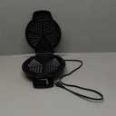 Mueller Heart 5 Waffle Maker, Waffle Iron, Adjustable Browning Control & Nonstick, Cool Touch Handle, Easy to Clean, Small Kitchen Appliances