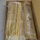 Wokceer Round Backdrop Stand 8FT Gold Wedding Arch Metal Circle Balloon Arch Stand for Birthday Party Wedding Bridal Shower Anniversary Ceremony