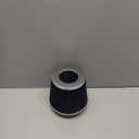 Cold Air Intake Filter, High Performance, Washable Filter, Clamp-On Replacement Air Filter, Flange Diameter 3inch/76mm Carbon Fiber Pattern