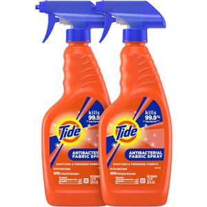 Tide Antibacterial Fabric Spray, 2 Count, 22 Fl oz Each
