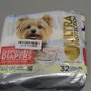 Paw Inspired 32ct Disposable Dog Diapers | Female Dog Diapers Ultra Protection | Diapers for Dogs in Heat, Excitable Urination, or Incontinence (X-Small)