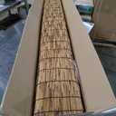 Natural Reed Fencing Rolls,6FT X 16.4FT Reed Screen Curtain Bamboo Fence Covering Privacy for Outdoor Backyard Patio Garden Decorative Fence (Brown)