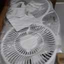 shinic 9" Twin Window Fan Low-Noise Reversible Airflow, 23.5"-37", ETL, Large