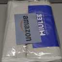 MIULEE 100% Blackout Polyester Textured Curtains for Bedroom Solid Thermal Insulated Ivory Grommet Room Darkening Curtains & Drapes Luxury Decor for Living Room Nursery 52 x 90 Inch (2 Panels)