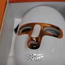 Red Light Therapy Mask for Face & Neck, LED Face Light Therapy,USB C Rechargeable,Infrared Mask for Home Working Travel Yoga (Blush)