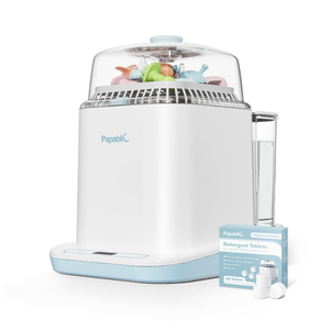 Papablic Bottle Washer Pro, Bottle Washer & Sterilizer & Dryer, 4-in-1 Sanitizer for Bottles, Pump Parts, C-Section& Baby Essentials - Quick & Clean with 60 Detergent Tablets | Quick & Clean with 60 Detergent Tablets, Sanitizer for Bottles, Pump Parts, C-Section& Baby Essentials