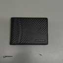 RUNBOX Wallet for Men Slim Rfid Leather 2 ID Window With Gift Box (Carbon Black-15 slots)