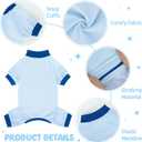 XPUDAC 4 Pack Dog Pajamas for Small Dogs, Soft Dog Onesie, Comfy Puppy Clothes Lightweight Pet Pjs Outfit Pet Clothes for Boy, 2XL