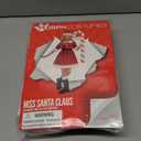 Morph Kids Santa Costume, Santa Costume For Kids, Mrs Claus Costumes Kid, Mrs Claus Dress, Girls Christmas Costumes (10-12 Years)