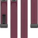 26mm 22mm 20mm QuickFit Watch Band Compatible with Garmin Fenix 8 7 6 5 3 hr 6s 5s 6x 5x Forerunner 935 945 965 Magnetic Silicone Watch Band for Garmin Instinct Approach MARQ Descent Quatix Epix Pro (Wine Red)