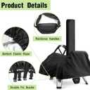 Pizza Oven Cover for Ooni Karu 2 Pro Karu 16, Waterproof Pizza Oven Cover Accessories Outdoor