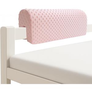 Wonder Space Toddlers' Bed Rail Bumpers Protecter - Children's Bed Guardrail Padding - Anti-Collision | Increased Height | Fall Prevention - Easy InstallEnhanced Safety Mostly Fit (3ft, Pink)