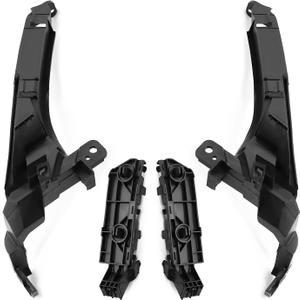 Front Bumper & Headlight Support Brackets Set 4Pcs 71198SWA003 71140SXSA00 Compatible With CR-V CRV 2007 2008 2009 2010 2011