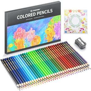 Colouring Pencils Set, 72 Pieces, Professional Colouring Pencils for Adults, Soft Core Coloring Books, Artists, Sketching, Drawing Pencil, Drawing Supplies for Adults and Kids, Art Supplies