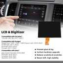Dasbecan Uconnect 8.4" Navigation LCD Touch Screen 4C UAQ Nav Radio Compatible with Dodge RAM Jeep Chrysler 2017-2022 LA084X01(SL)(02) (Digitizer Included)