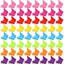 100 Packs Assorted Color Butterfly Hair Clips, Beautiful Mini Clips Accessories for Women and Girls, Random (Multicolor)