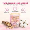 Best Friend Birthday Gifts for Women - Vanilla Lavender Pink Candles 10 oz - Best Gifts for Friends Women Friendship Female Her, Long Distance Gift for Woman BFF Bestie