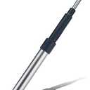 Summoner Telescopic Candle Arc Lighter Electric Rechargeable USB Plasma Lighter Perfect Fire Starter Lighter for BBQs Home Kitchen Outdoor Camping Hiking Cooking Fireworks (Silver)