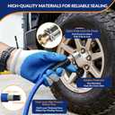 MILADO 4 Way Tire Inflator, 4 Tire Inflation Deflation System, 4 Tire Air Up Down System, Off Road Tire Inflator with Gauge, Air Down Tire Deflators Kit for Trucks Jeeps Fits Up to 125" Wheelbase