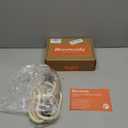 Rope Dog Leash, |Comfortable Leather Handle, Resistant to Dirt and bite | Strong Nylon Pet Lead for Small, Medium, Large Dogs (Black, 5 FEET)