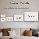 KISSFOX Vintage Framed Wall Art Decor Countryside Landscape Pictures Wall Decor Rustic Wildflower Paintings Scenery Canvas Art Prints Modern Farmhouse Artwork For Bedroom Kitchen Living Room (8x10 in, Lavender)