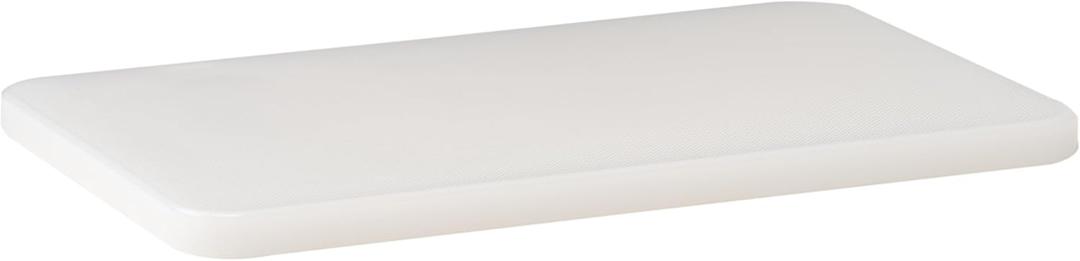 Winco Heavy-Duty Plastic Cutting Board, 6" x 10" x 1/2", White