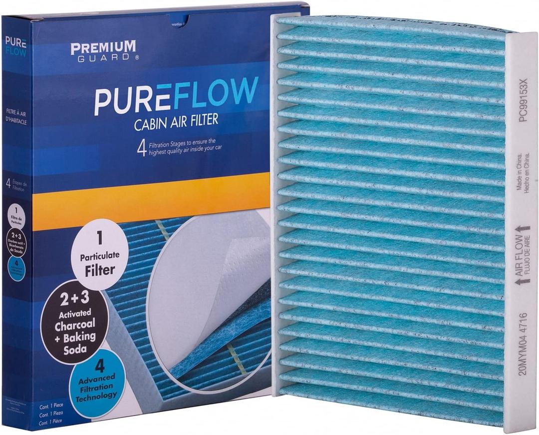 PureFlow Cabin Air Filter PC99153X | Fits 2007-2018 BMW X5, 2014-2018 X6, Recirculation