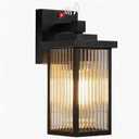 Outdoor Motion Sensor Lights, Dusk to Dawn Outdoor Wall Light Fixtures, Waterproof Exterior Lighting for Front Porch, Garage, Entryway, Yard, House (Black)