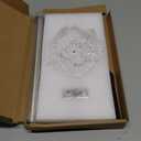 NearMoon Standing Paper Towel Holder, Kitchen Paper Towel Tissue Holder- for Bathroom Kitchen Countertop, Standard or Jumbo-Sized Roll Paper (with Marble Base, Brushed Nickel)