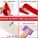 Vinyl Wall Base Baseboard Molding Trim 4" Flexible Self Adhesive Rubber Wall Base Moulding Trim Peel and Stick Design, 4 Inch x 20 Feet, Beige Wood Grain