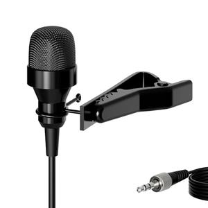 J K Pro Condenser Lavalier Lapel Microphone MIC-J 017 Compatible with Sennheiser Wireless Transmitter - Noise Cancelling Mic