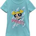 The Powerpuff Girls Girls Bubbles Moves T-Shirt. Size 7,8