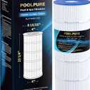 POOLPURE PLFPWWCT125 Pool Filter Replaces PWWCT125, Ultra-B2, Porpoise PP-B2-M, Clearwater II ProClean 125, 817-0125N, 125 Sq.ft Filter Cartridge 1PACK
