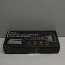 FOVAL 27" Snow Brush with Wider Ice Scraper (4.73" Width)(2 Pack), Snow Removal Car Brush with Comfortable Foam Grip for Cars, Trucks, SUVs, Windshield (Heavy Duty ABS, PVC Brush) (Black)