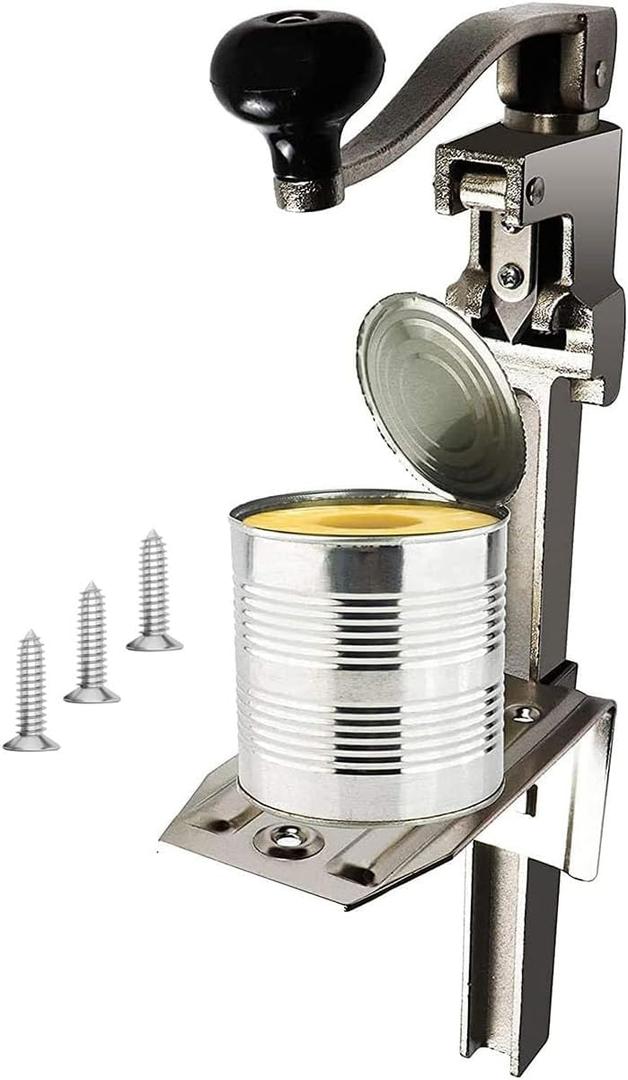 Commercial Can Opener Heavy Duty,Manual Table Industrial Can Opener for Big Cans