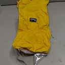 Lukovee Dog Raincoat, Adjustable Dog Rain Jacket with Clear Hooded Double Layer for Large Medium Small Dogs Puppies, Waterproof Rain Coat Poncho with Reflective Storage Pocket & Rim (Yellow,M)